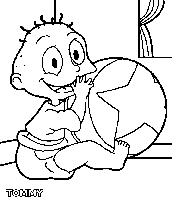 Tommy Rugrats Coloring Pages