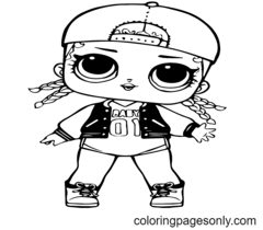 Toys and Dolls Coloring Page