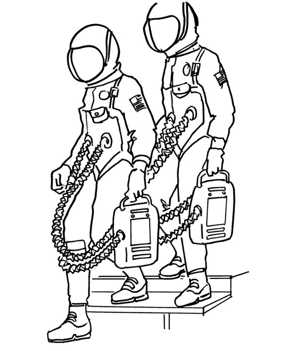 Два космонавта из космонавта