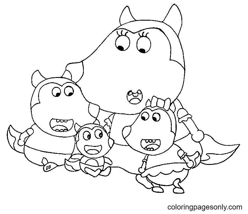 Wolfoo Coloring Pages - Free Printable Coloring Pages