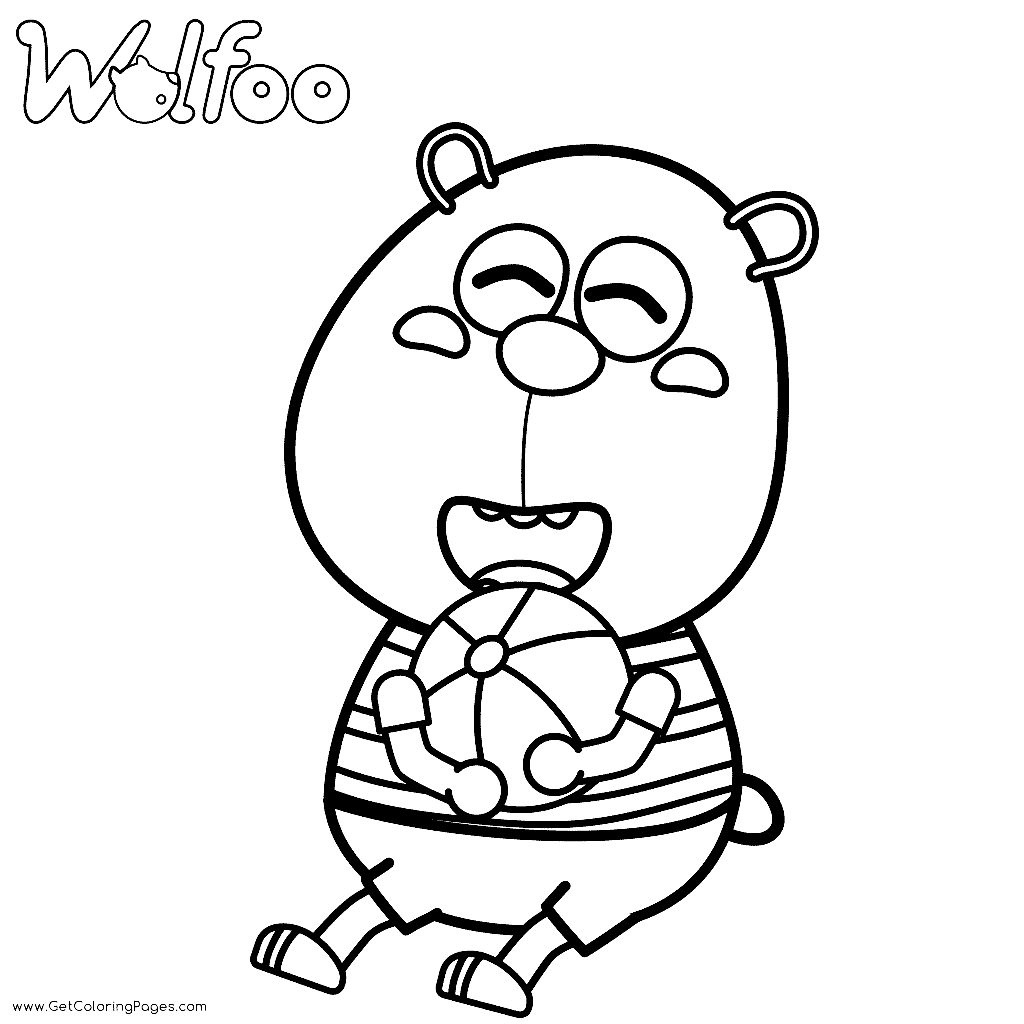 Wolfoo Pando Coloring Pages