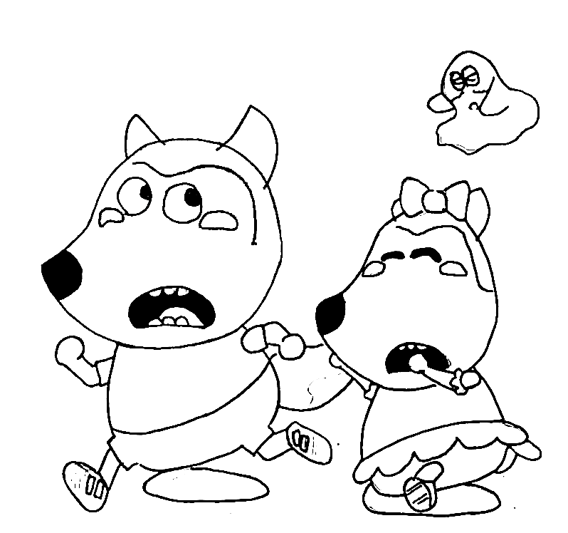 Wolfoo and Lucy Coloring Pages - Free Printable Coloring Pages