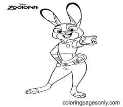 Desenhos para Colorir Zootopia