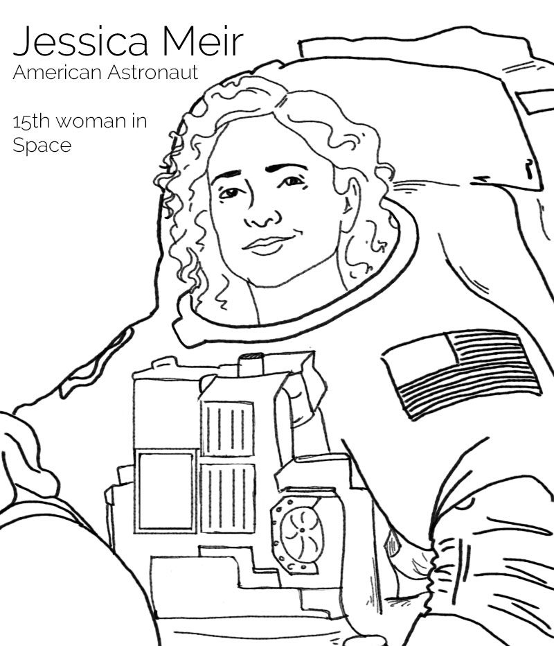 Jessica Meir Astronautin von Astronaut