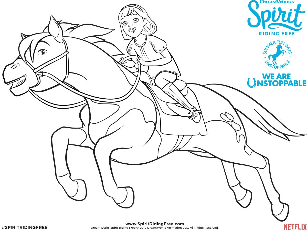 Abigail & Boomerang Coloring Pages