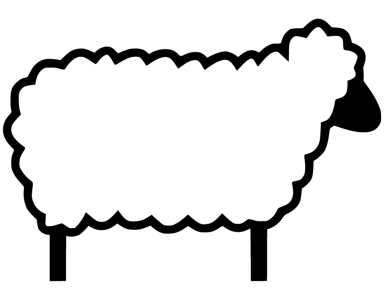 Abstract Sheep Coloring Pages