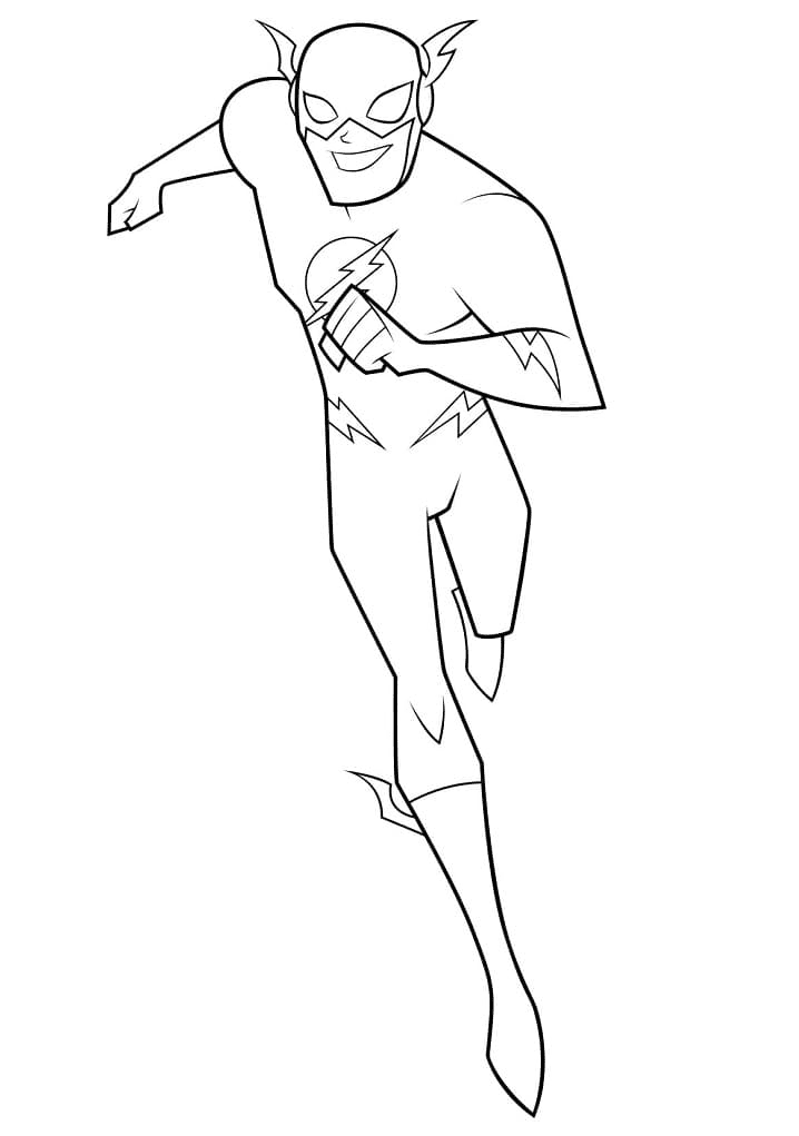 Adorable Flash Coloring Page