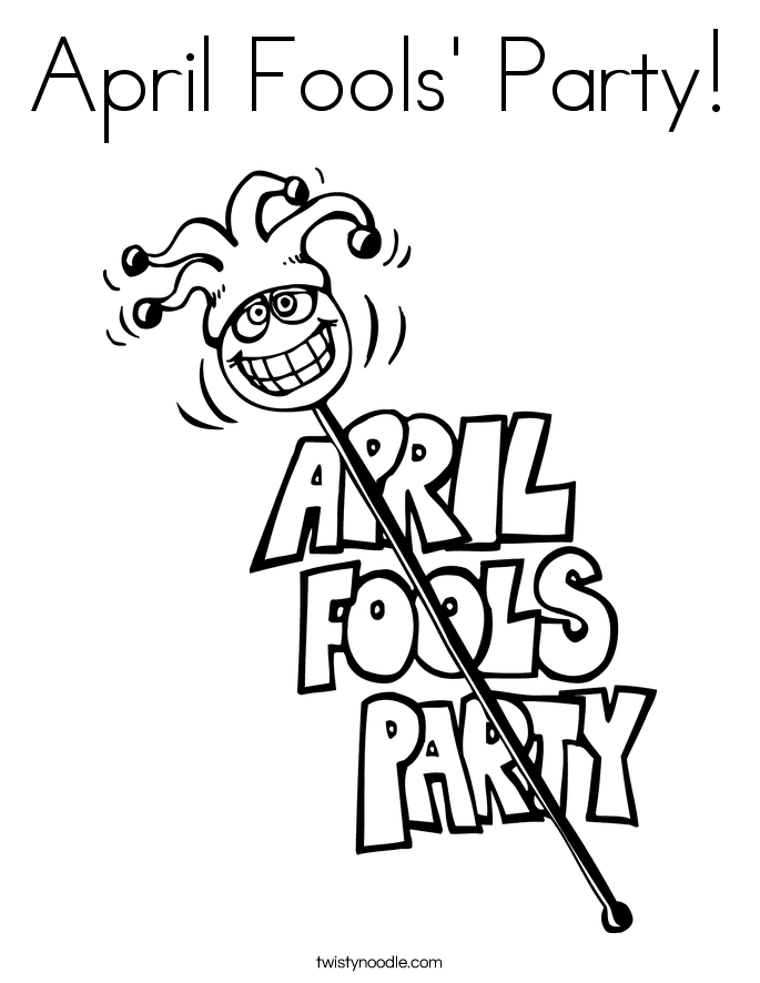 April Fools Paty vom Aprilscherz