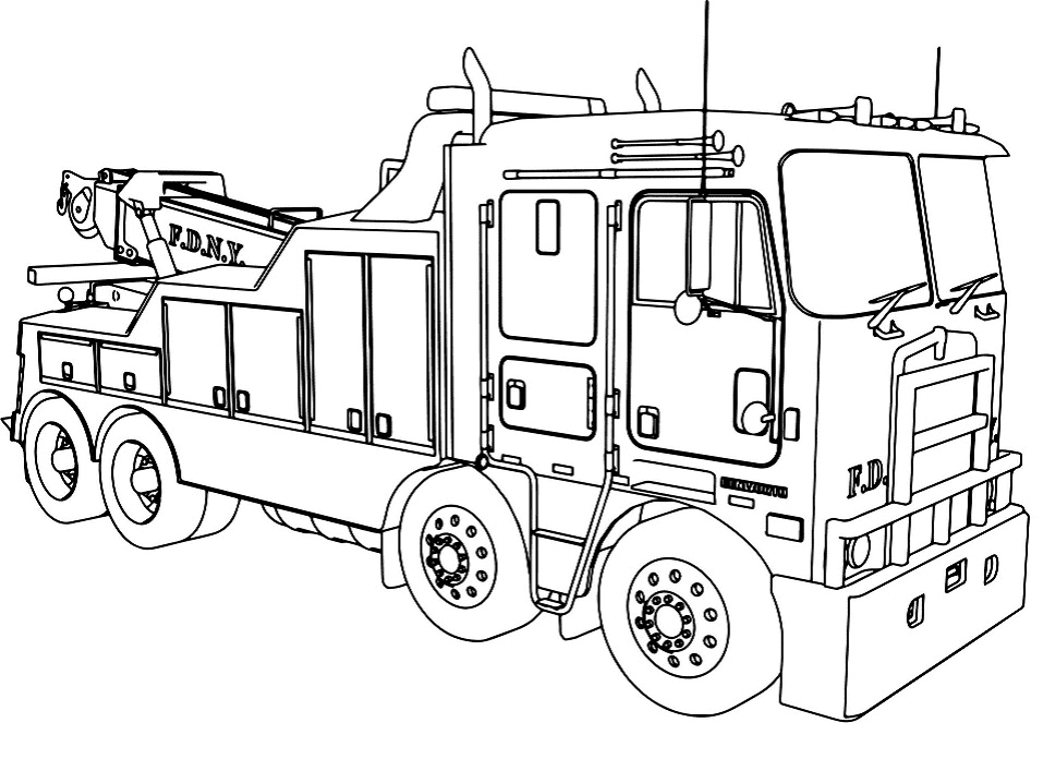 Geweldige brandweerwagen van Fire Truck