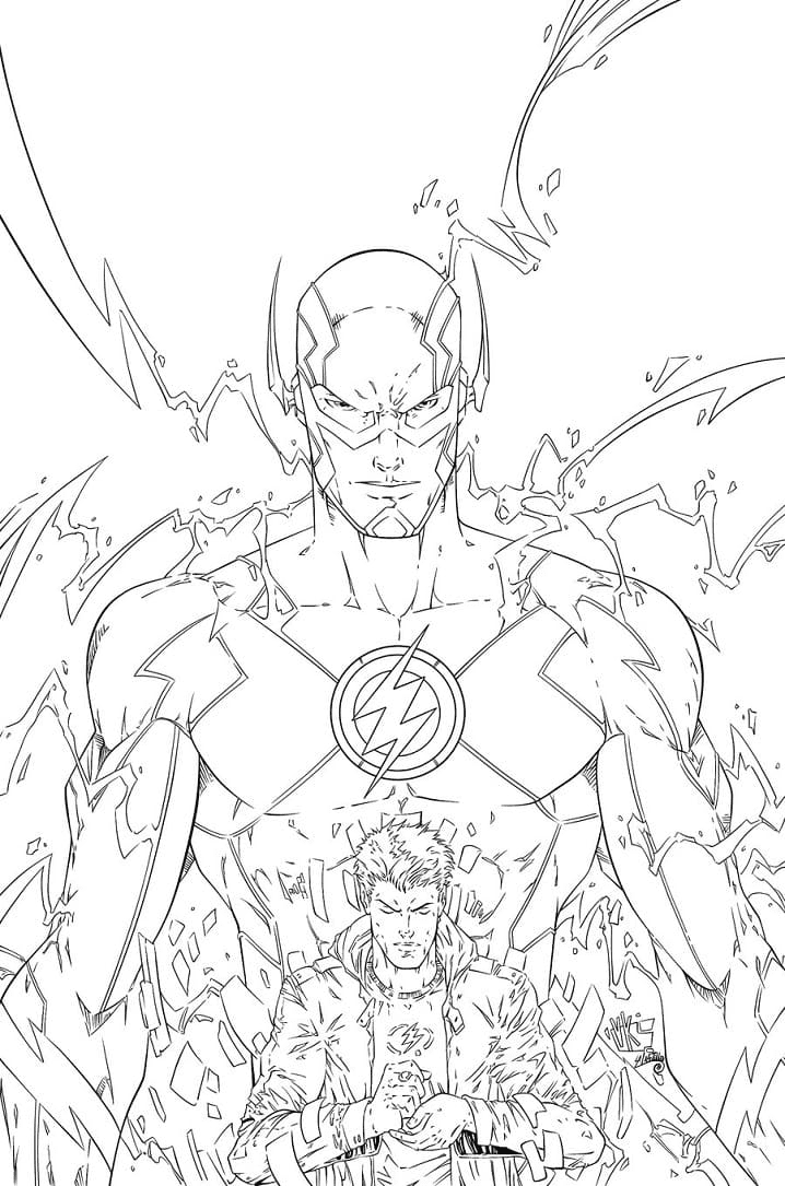 Awesome Flash Coloring Page