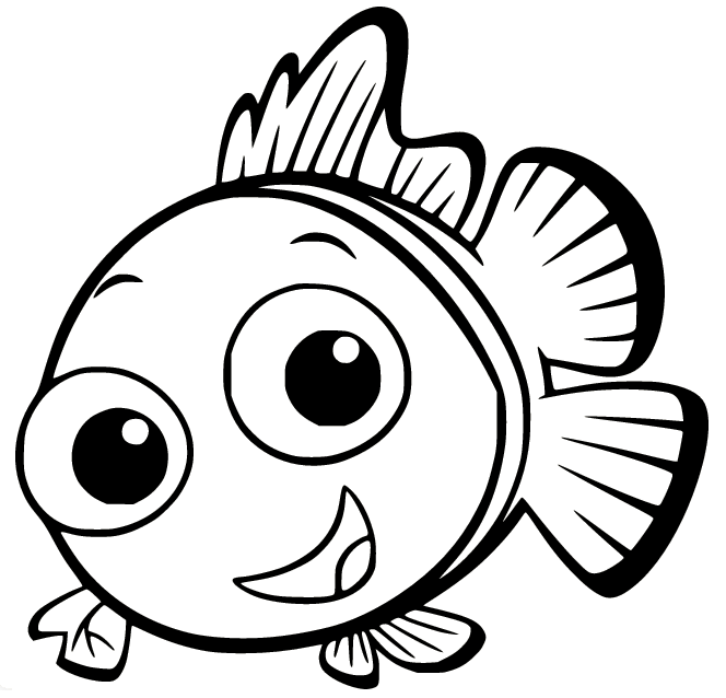 Baby Nemo Coloring Page