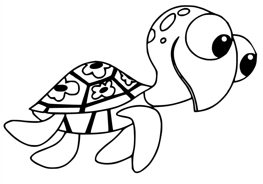 Baby Squirt Coloring Page