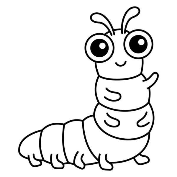 Baby Worm Coloring Page