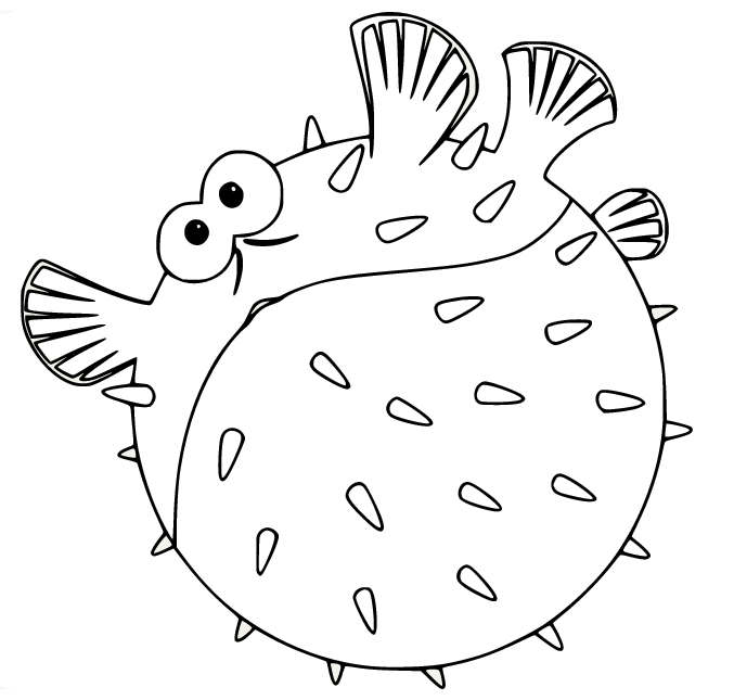 Bloat Coloring Page