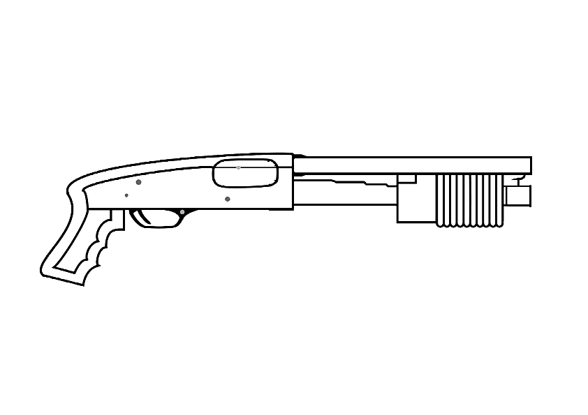 Call Of Duty Gun Coloring Pages
