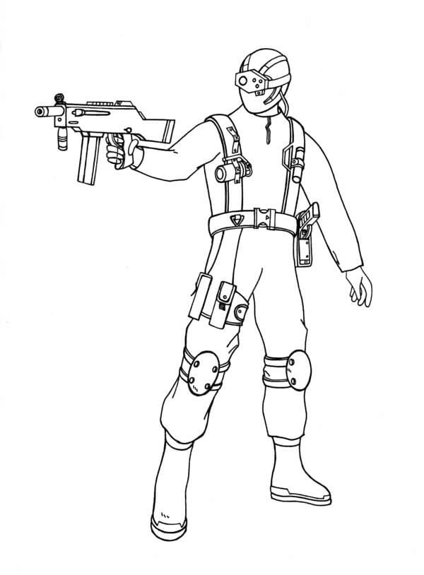 Call of Duty Free Coloring Page