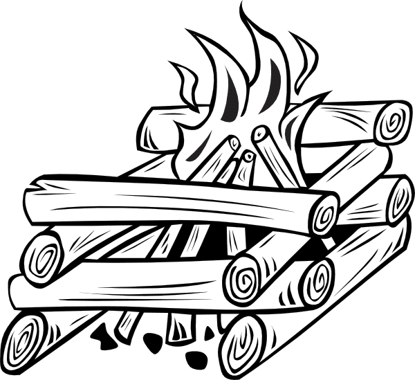 Campfires And Cooking Cranes Coloring Pages