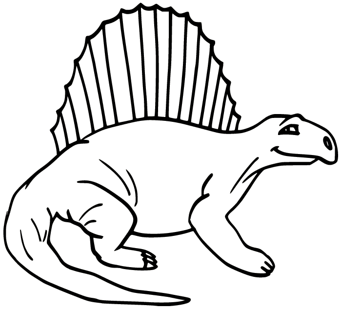 Coloriage Spinosaurus dessin animé