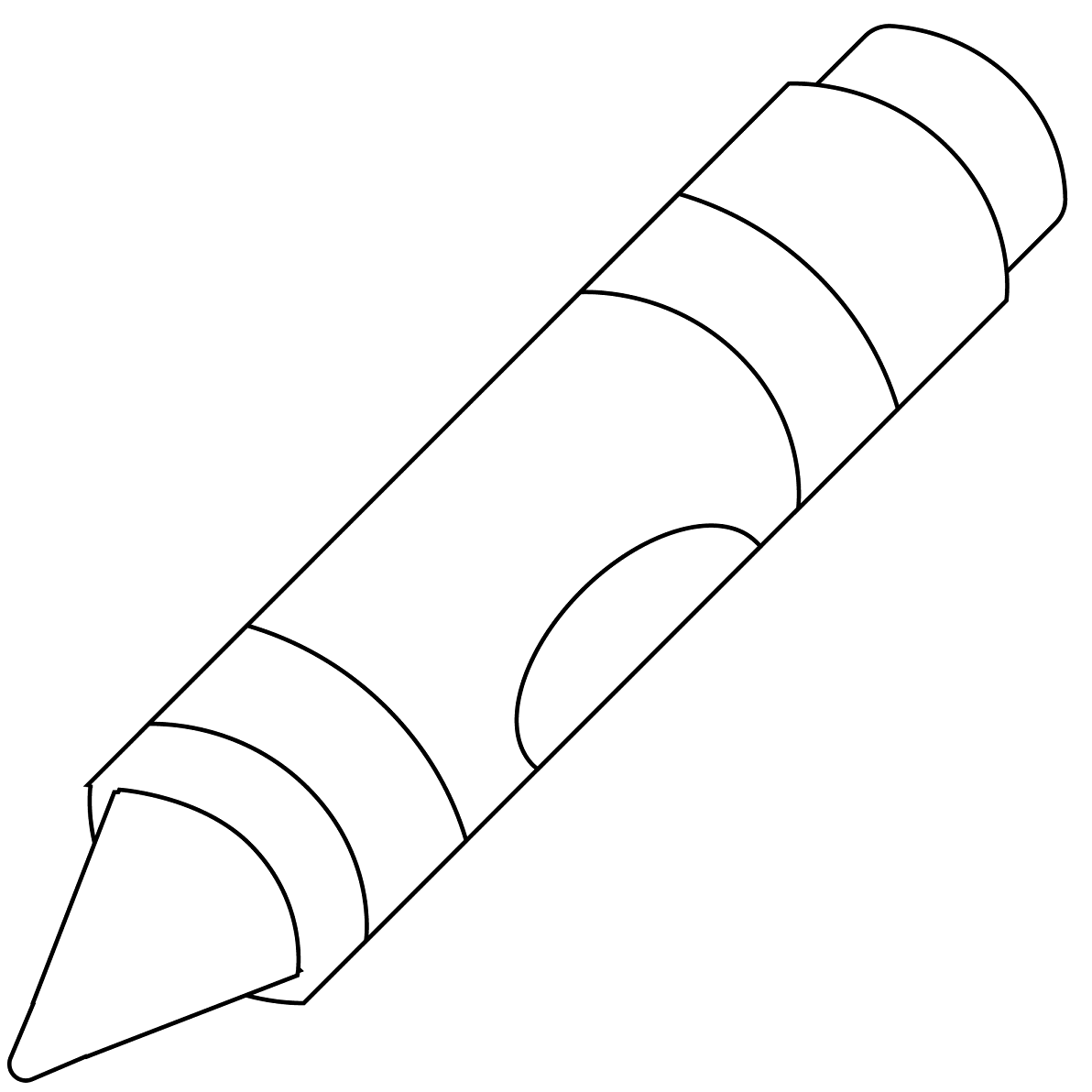 Crayon Free Coloring Pages