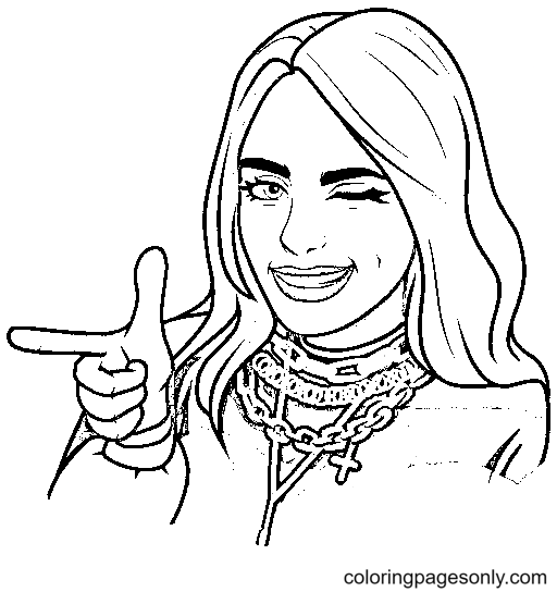 Cute Billie Coloring Page