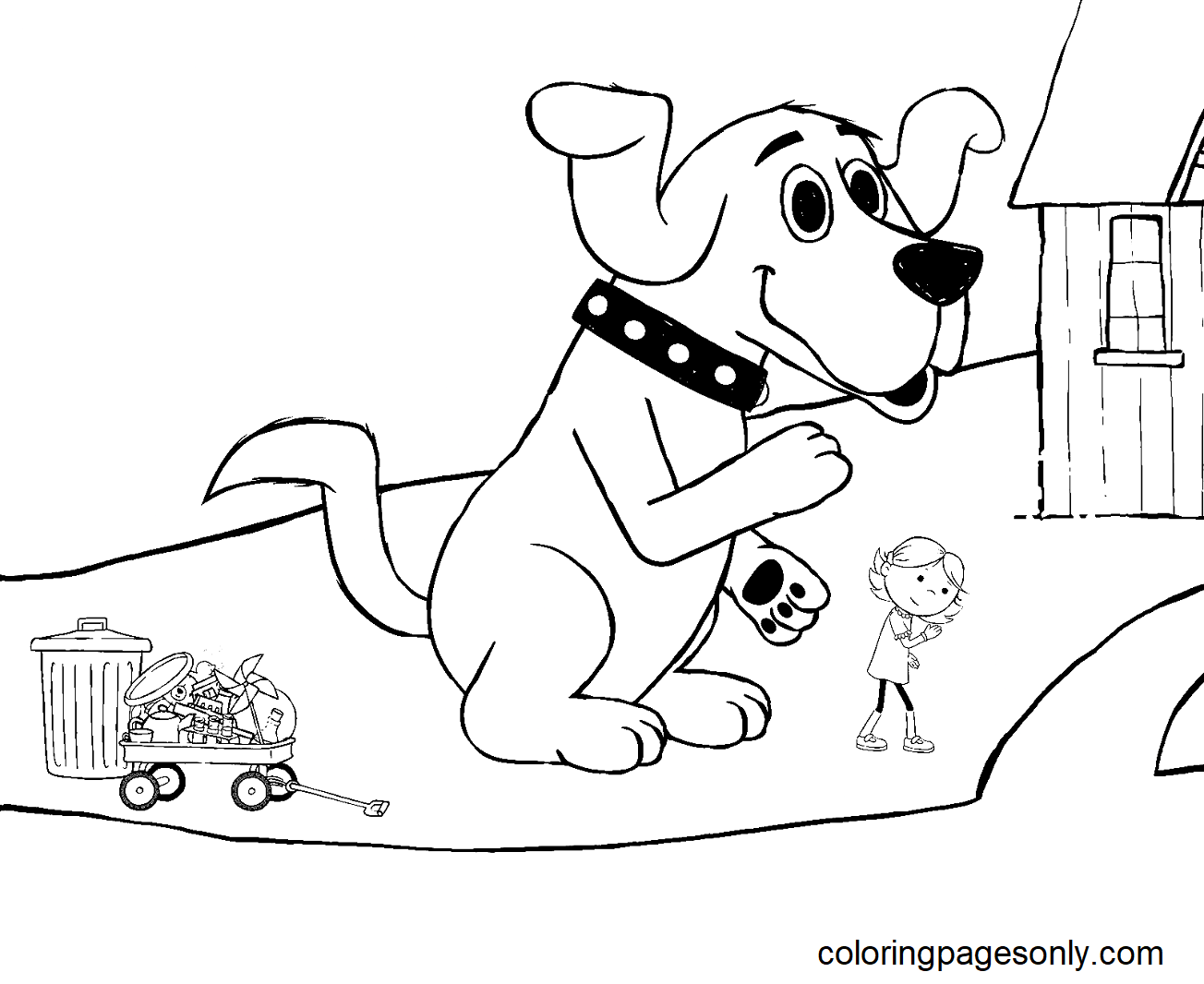 60 Free Printable Clifford Coloring Pages