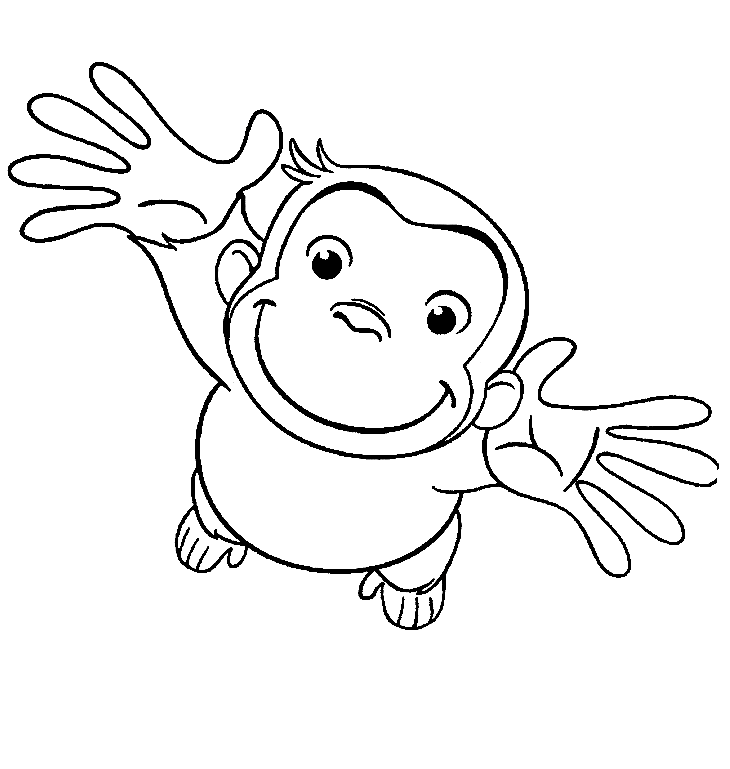 Cute Curious George from Curious George