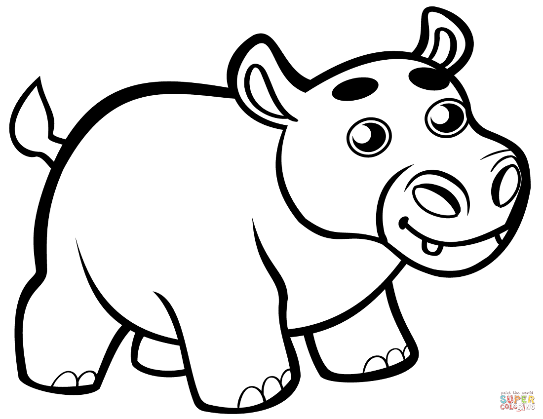 Hippo mignon pour les enfants de Hippo