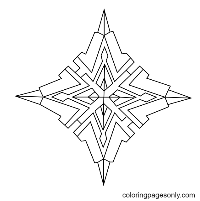 Forme géométrique du diamant de Géométrique