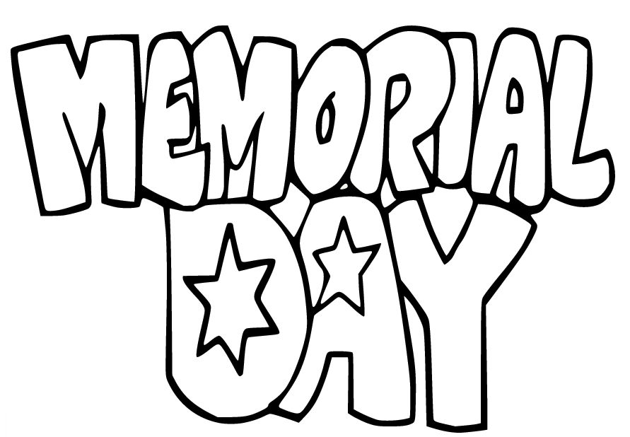 Doodle Memorial Day Coloring Page Free Printable Coloring Pages