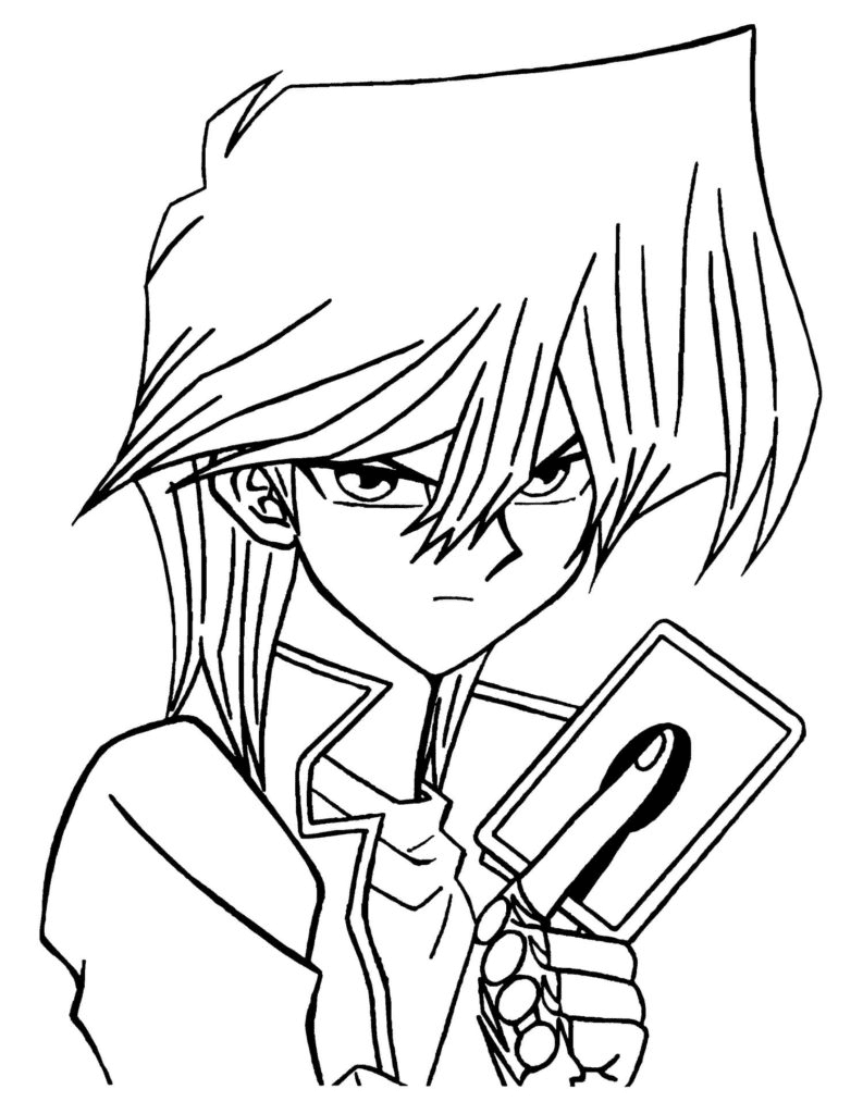 Duelist Coloring Page