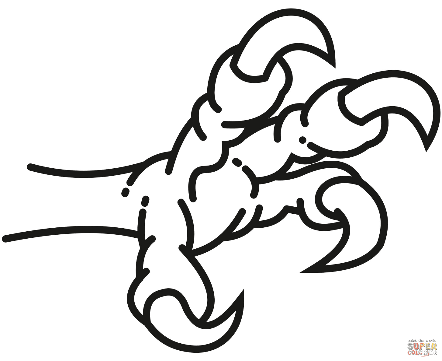 Eagle Claws Coloring Page