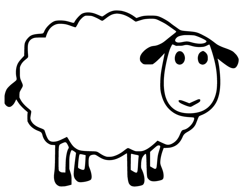 Einfaches Schaf vom Schaf