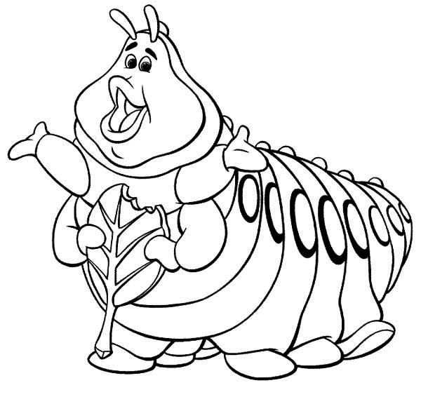 Fat Caterpillar Coloring Pages
