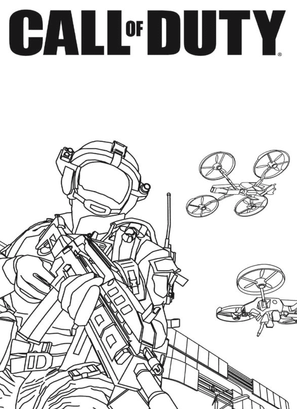 Fictional World War III Coloring Page