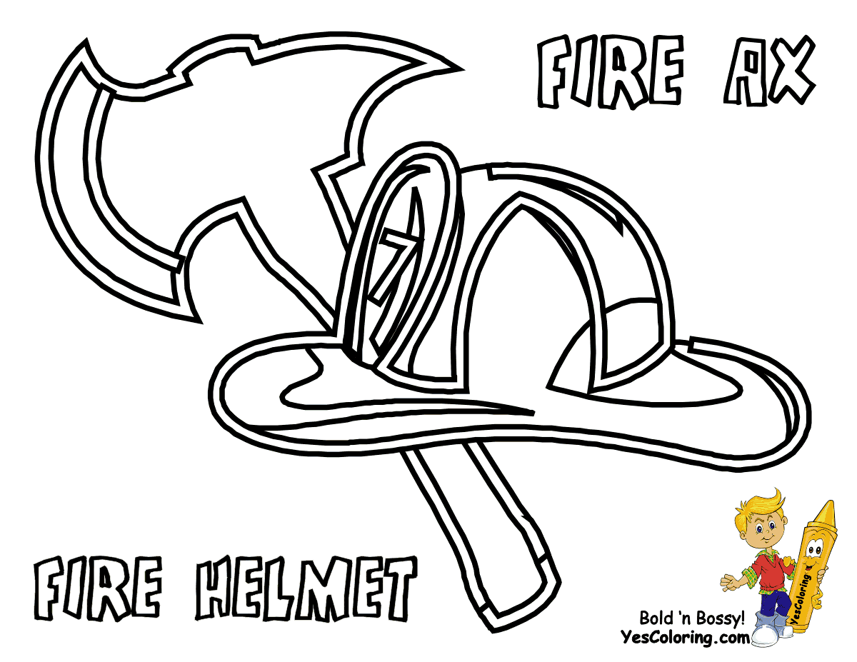 消防车的消防头盔