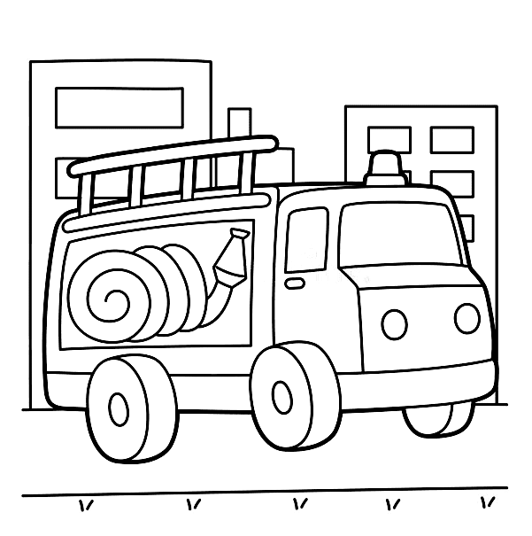 Nice Fire Truck Coloring Pages - Free Printable Coloring Pages