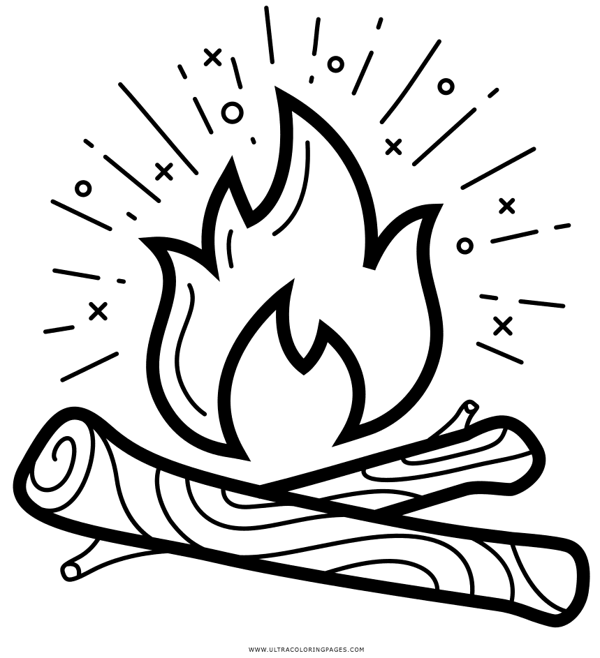 Огонь для печати из огня
