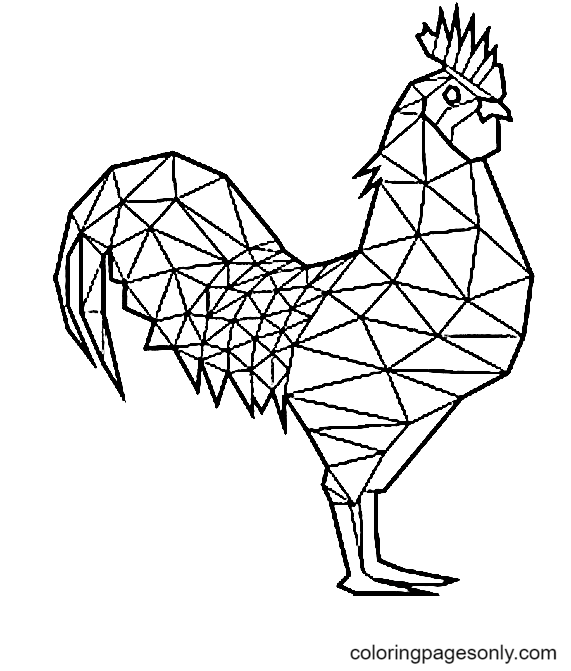 Pollo geometrico da geometrico