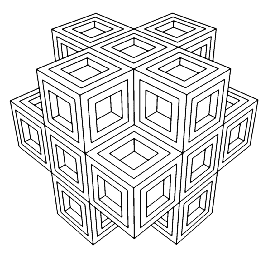 Geometric Printable Coloring Pages