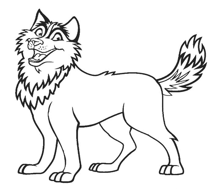 Husky Free Printable Coloring Pages