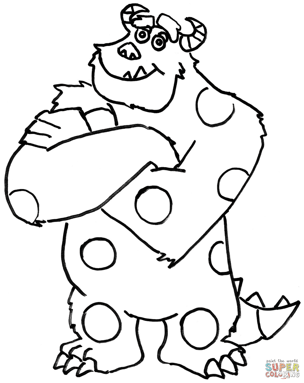 James Sulley Sullivan Coloring Pages