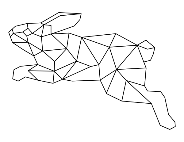 Прыгающий геометрический кролик из Geometric
