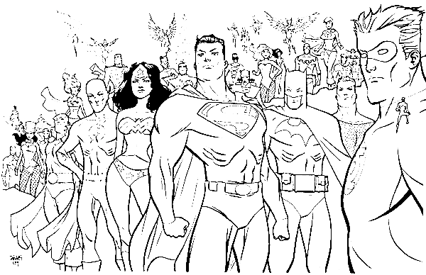 Super-héros de la Justice League de Justice League