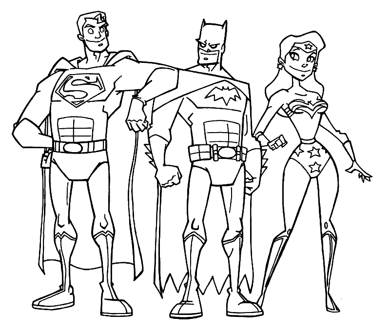 Justice League Die Drei aus Justice League