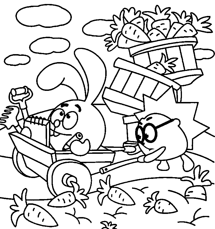 Krash And Chiko Coloring Pages