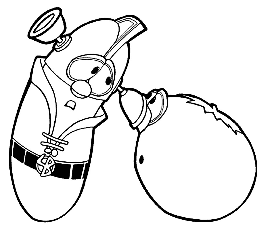 Larry – Boy Coloring Pages