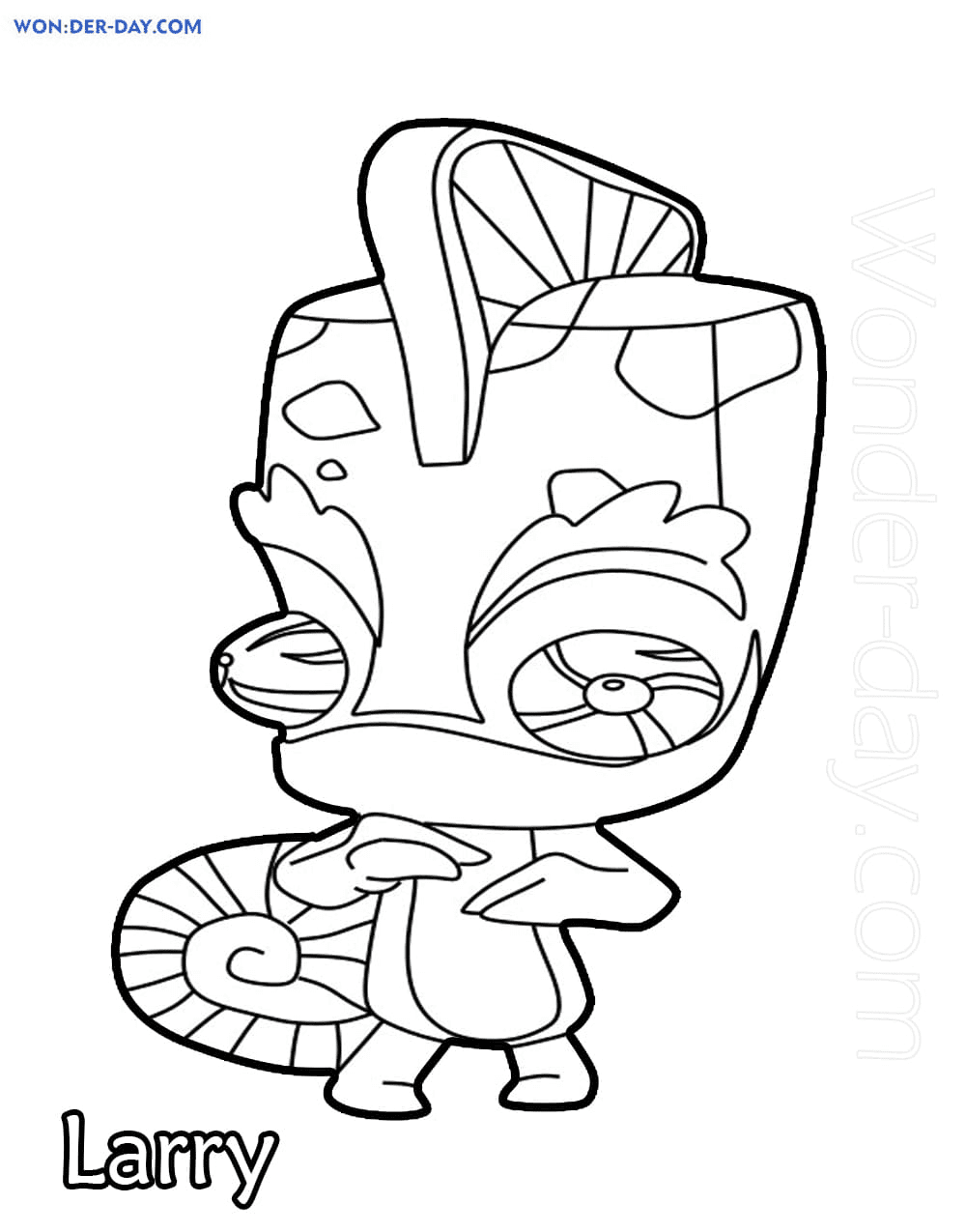 Larry Zooba Coloring Pages