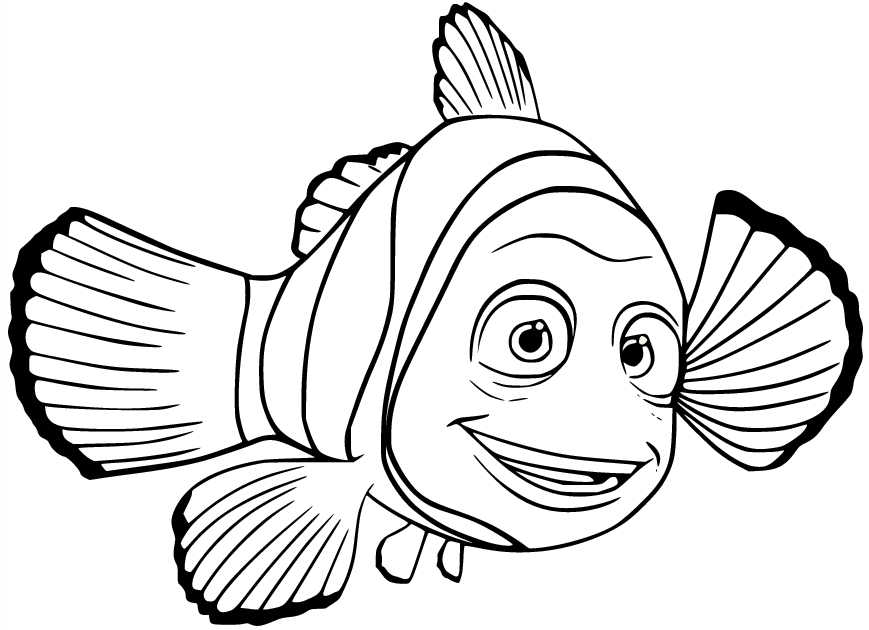 Marlin Coloring Pages