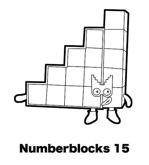 Numberblocks 中的十五