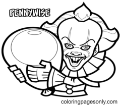 Pennywise 着色页